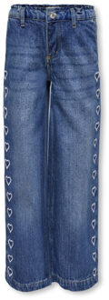 Only Kogcomet heart wide dnm dia3020 blue denim - maat 128 Blauw