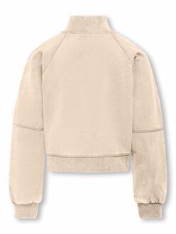 Only Kogdonna ls half zip washed swt ecru - maat 128