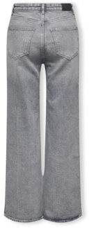 Only Kogjuicy hw wide leg rea707 dnm noo grey denim Grijs - 116