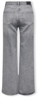 Only Kogjuicy hw wide leg rea707 dnm noo grey denim Grijs - 122