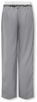 Only Kogmiley life pinstr. boxer str pant pnt melee Grijs - 128