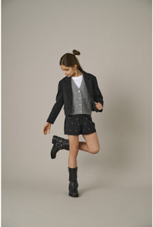 Only Kogpeach life stud shorts tlr - Zwart - 128