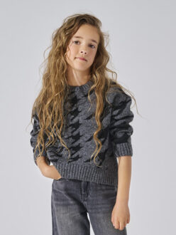 Only Kogpeppy ls jq oneck knt dessin Zwart - 128