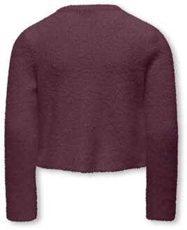 Only Kogpiumo petra pearl o-neck car knt noos bordeaux Rood - 128