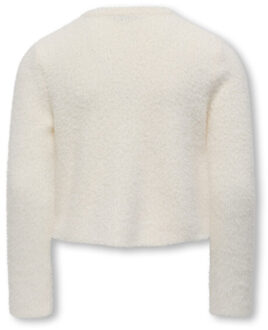 Only Kogpiumo petra pearl o-neck car knt noos off-white Ecru - 128