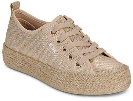 Only Lage Sneakers Only ONLIDA-1 LACE ESPADRILLE METAL" Goud - 36,37,38,41