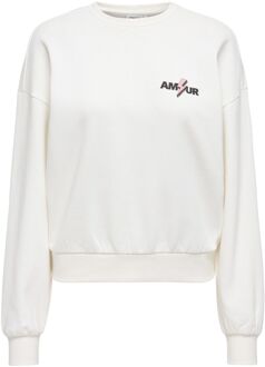 Only Lariya O-Neck Print Sweater Dames - XS