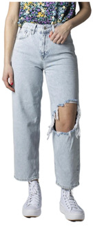 Only Lichtblauwe Ripped Jeans Only , Blue , Dames - W28 L32