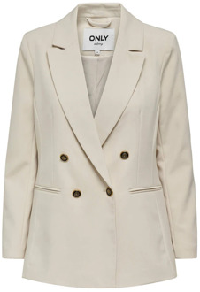 Only Life Fit Blazer Only , Beige , Dames - L,M,S,Xs