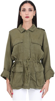 Only Light Jackets Only , Green , Dames - L,M,S,Xs