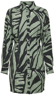 Only Lily Pad/Rebel Tiger Overhemdjurk Only , Green , Dames - Xl,L,M,S,Xs
