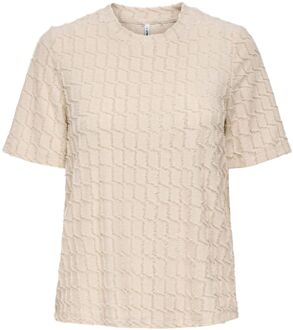 Only Lines Life 2/4 Glitter Top Dames