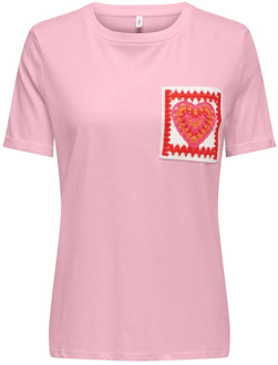 Only Luma Regular T-shirt Dames - M