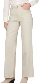 Only Madison Blush Wide Jeans Dames beige - XS-32