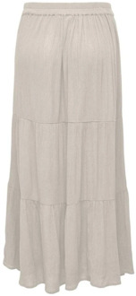 Only Maxi Skirts Only , Beige , Dames - Xl,L,M,S,Xs