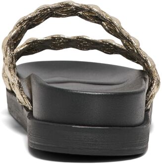 Only MINNIE 16 Dames Sandalen Van Polyurethaan In Goudkleur