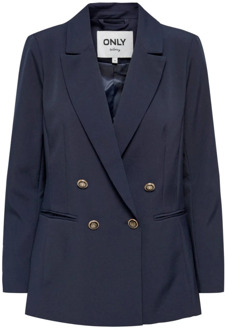 Only Moderne Fit Blazer Only , Blue , Dames - M,S,Xs