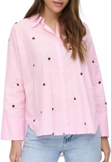 Only New Lina Grace LS Emb Blouse Dames - XS