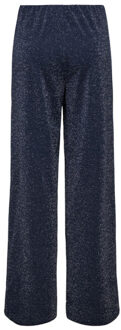 Only Onlalya life mw wide glit pant tlr be navy Blauw - M / L32