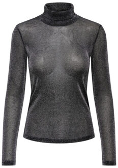 Only Onlamera glitter ls rollneck jrs dessin Zwart - M
