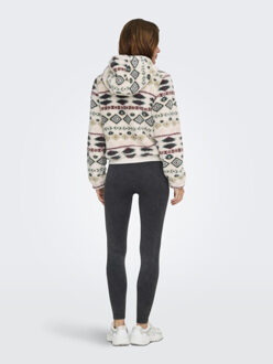 Only Onlanna contact aop hood jacket otw Groen - XS