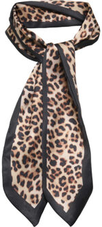 Only Onlannalina slim satin scarf acc chocolate martini - maat One size Veelkleurig