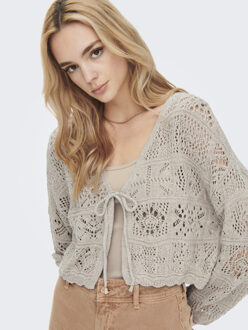 Only Onlbeach life 78 o-n cardigan knt zand Ecru - M