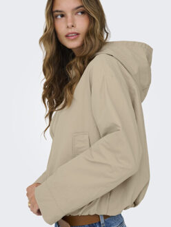 Only onlbealo hood jacket otw noos 15336162 humus Camel - M