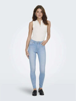 Only Onlblush hw skinny ank dnm rea008 noos light blue - maat XL / L34 Veelkleurig