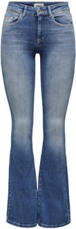 Only ONLBLUSH LIFE MID FLARED BB REA1319 NOOS Dames Jeans -  Maat XS X L30