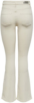 Only Onlblush life mid flared ecru - XL / L30