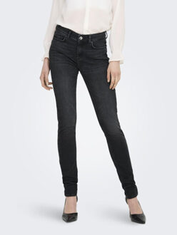 Only Onlblush mid sk dnm rea967 black denim Zwart - XS / L34