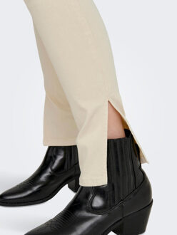 Only Onlblush mid slim long slit pant pn ecru - XL / L32