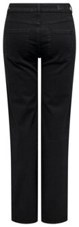 Only Onlblush mid straight dnm rea2343 n black denim Zwart - S / L32