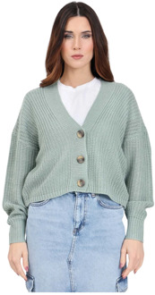 Only Onlcarolspring L/s Cardigan 15211521 Chinois Green