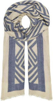 Only Onlcathinka life soft scarf cc cartouche/graphic Zwart - One size