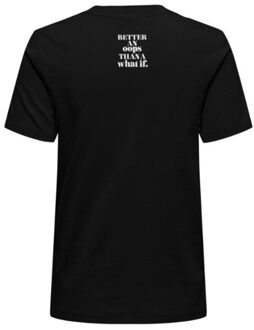 Only Onlcelina life reg s/s top box cc j - maat S Zwart