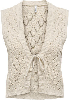 Only Onlchili s/l string vest knt nca - maat XL Wit