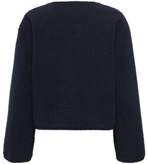 Only Onlcoco short teddy jacket cc otw navy Blauw - M