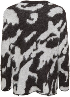 Only Onlcosta life ls jq o-neck knt Veelkleurig