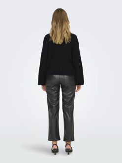 Only Onldonna ls v-neck pullover ex knt - Zwart