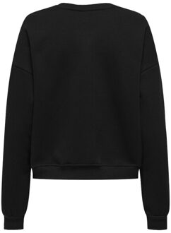 Only Onlelisanna o-neck box swt - Zwart