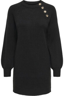 Only Onlemma life ls button onec dress c Zwart - XS