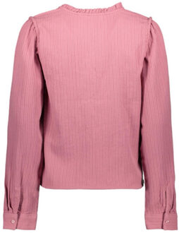 Only Onlemma ls detail v-neck top wvn cs fuchsia - maat L Paars