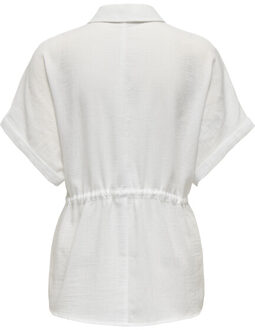 Only Onlemmia life ss shirt pnt off-white - maat S Ecru