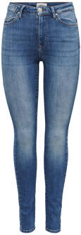 Only Onlforever Life Hw Skinny Jeans Dames Blauw Medium Blue Denim - XS