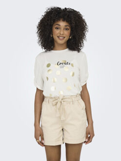 Only Onlfree life ss create top box jrs off-white Ecru - XL