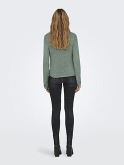 Only Onlgeena l/s v-neck knt noos Groen