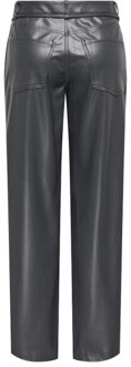 Only Onlgianna-story mw faux lea pant cc pnt - - maat M / L32 Grijs