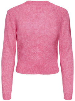 Only Onlhavanna ls button cardigan knt - Roze